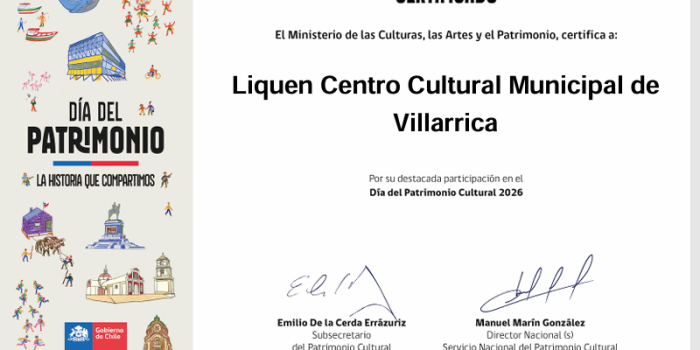 EN LIQUEN CELEBRARON DÍA DEL PATRIMONIO Y LA CULTURA EN VILLARRICA